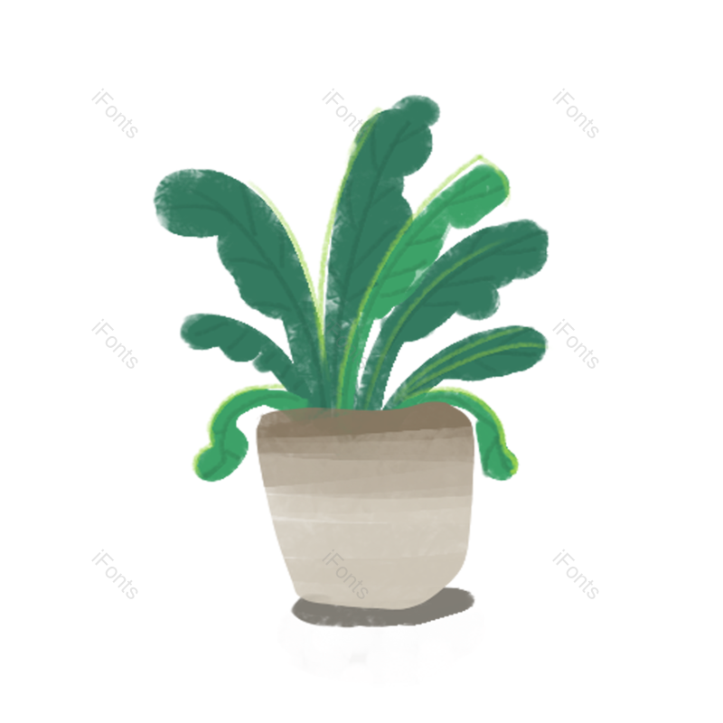办公室图片,花盆元素,盆栽植物PNG,绿色免抠素材